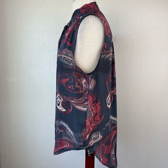 Tilden Sleeveless Button Down Top Size M EUC - Picture 3 of 6
